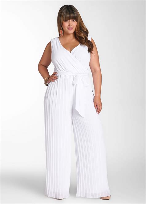 shein white jumpsuit|shein plus size white jumpsuit.